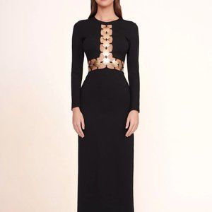 STAUD Delphine Dress Black (4)